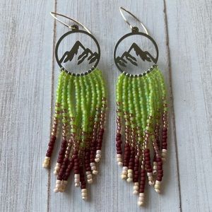 Fringe earrings